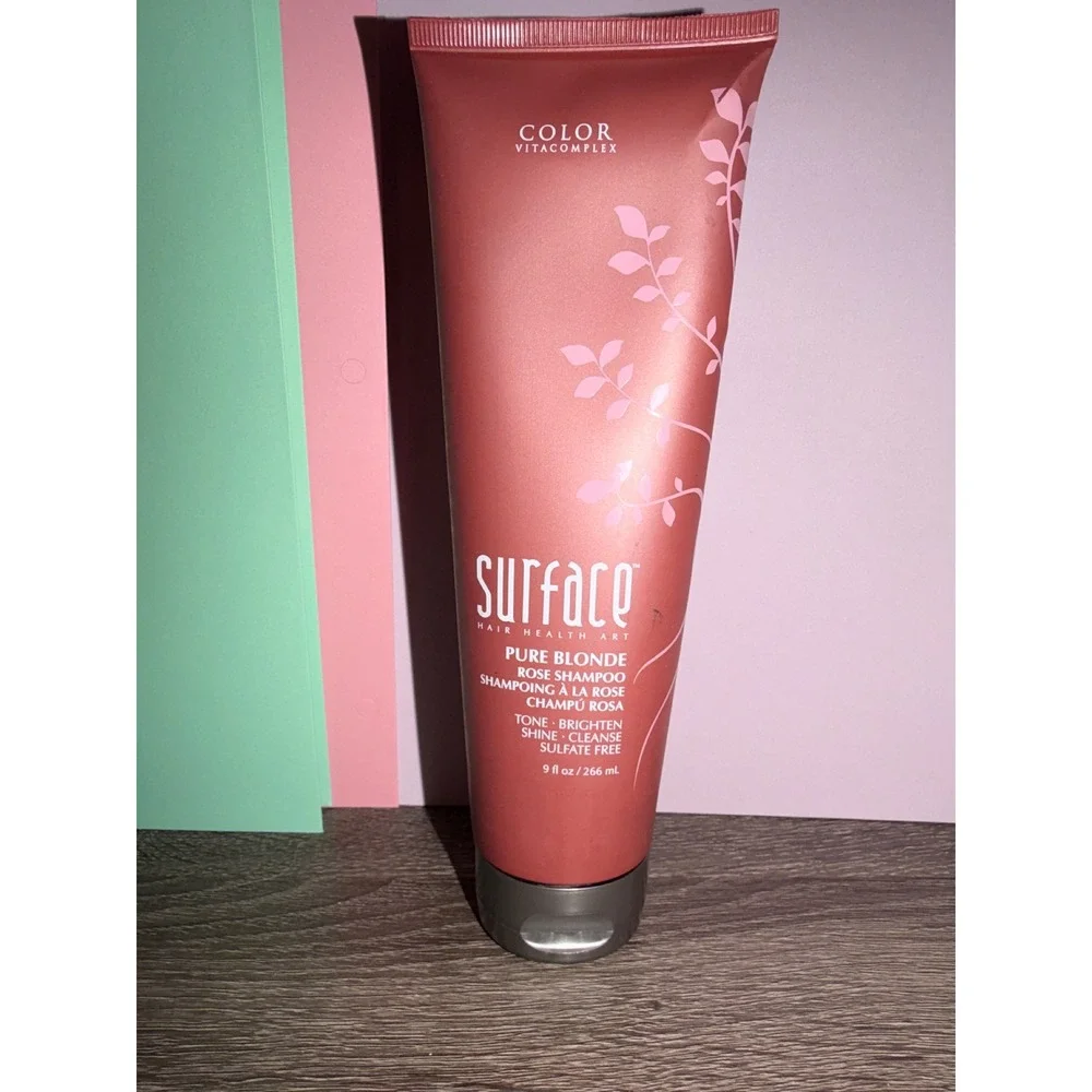 Surface Pure‎ Blonde Rose Shampoo Color Vita-Complex hair care toning